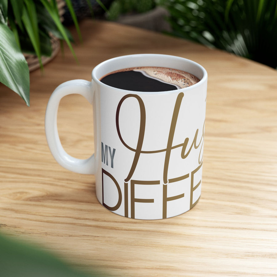 Inspirational Ceramic Mug - My Hustle Looks Different  (11oz, 15oz) - Perfect Gift for Entrepreneurs