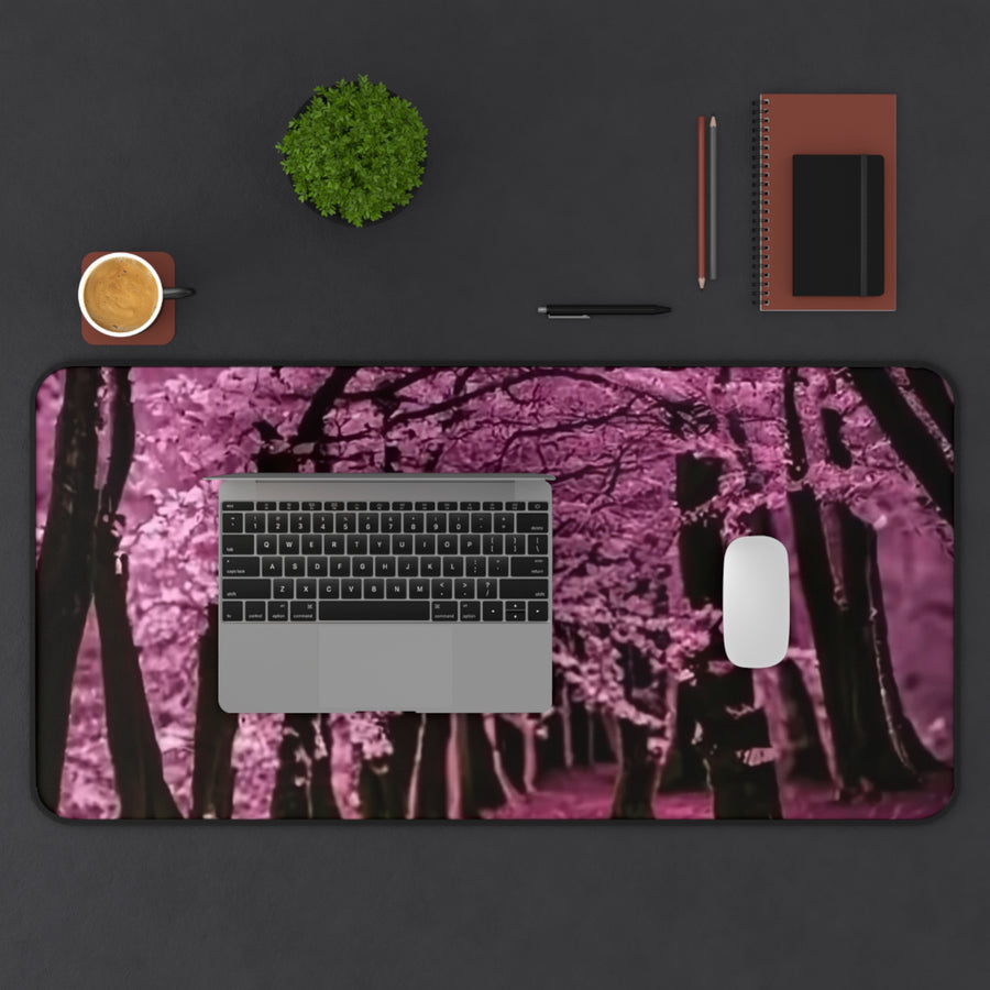 Desk Mat-Forest of Pink