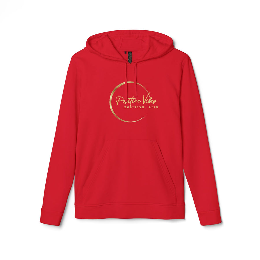 adidas Unisex Fleece Hoodie- Positive vibes