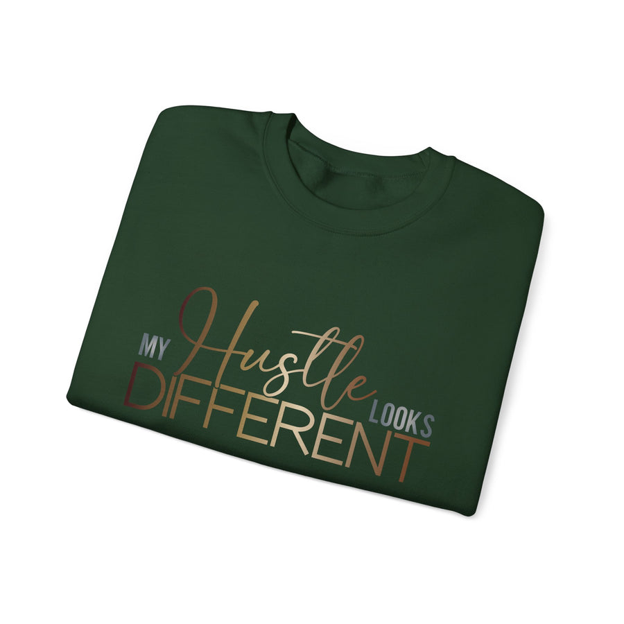 My Hustle Looks Different Unisex Crewneck Sweatshirt - Motivational Fashion