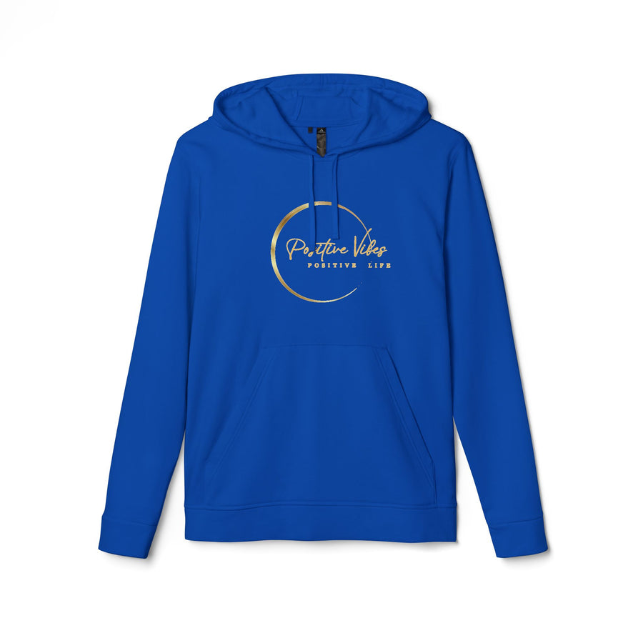 adidas Unisex Fleece Hoodie- Positive vibes
