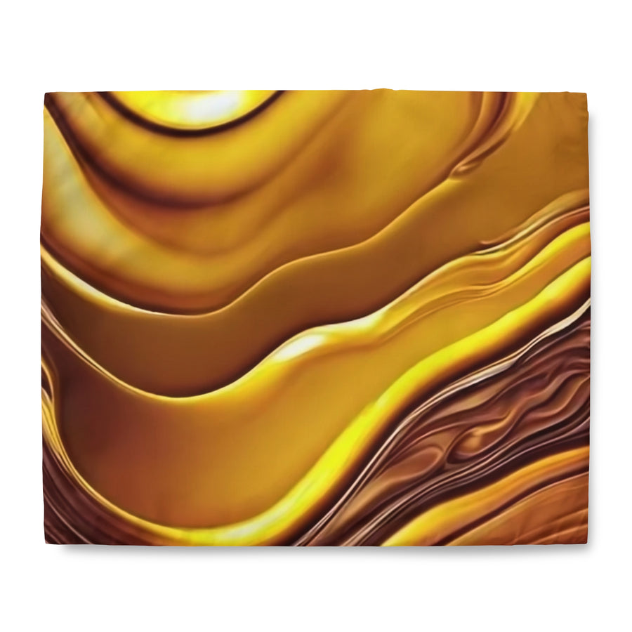Duvet Cover-Gold