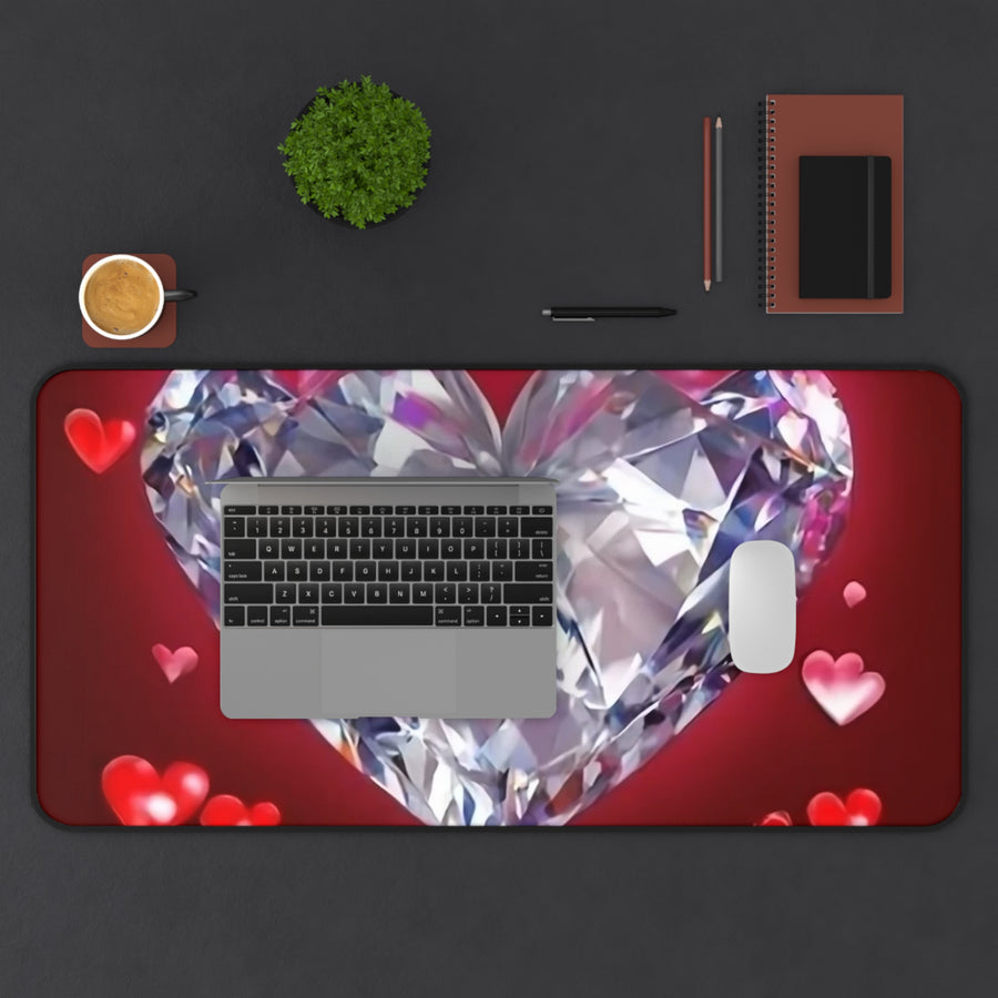 Desk Mat-Diamond Heart