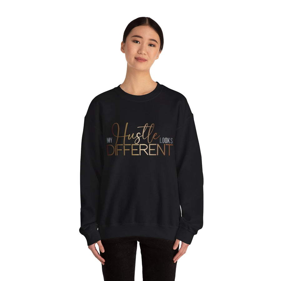 My Hustle Looks Different Unisex Crewneck Sweatshirt - Motivational Fashion