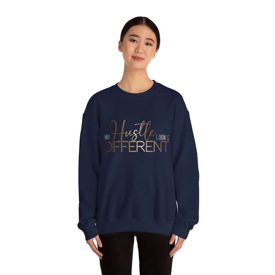 My Hustle Looks Different Unisex Crewneck Sweatshirt - Motivational Fashion