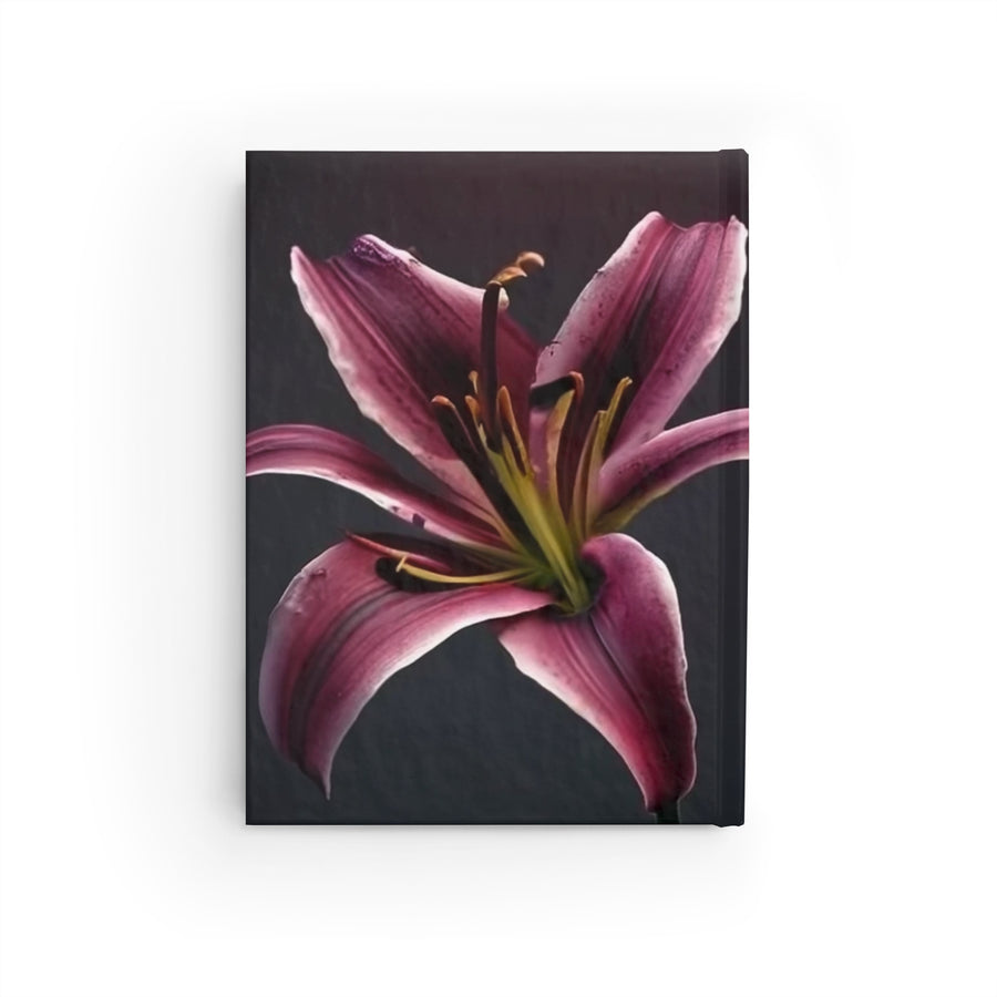 Purple Lily Journal - Ruled Line