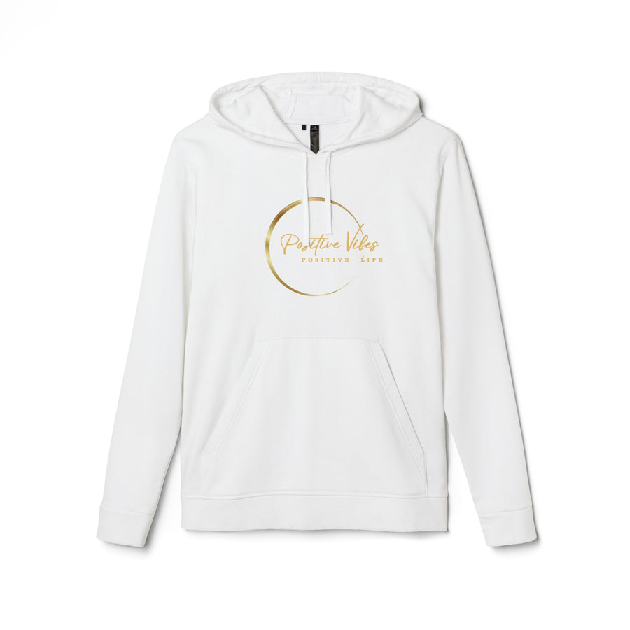 adidas Unisex Fleece Hoodie- Positive vibes