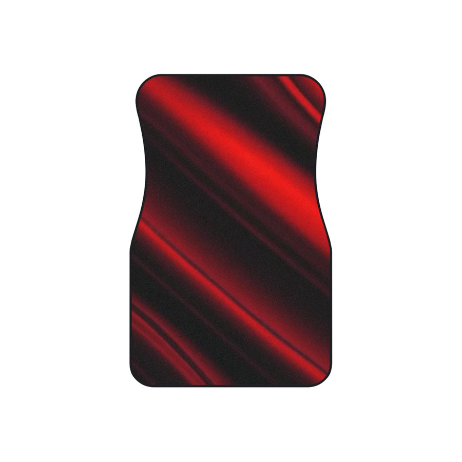 Car Mats (2x Front)-Red & Black