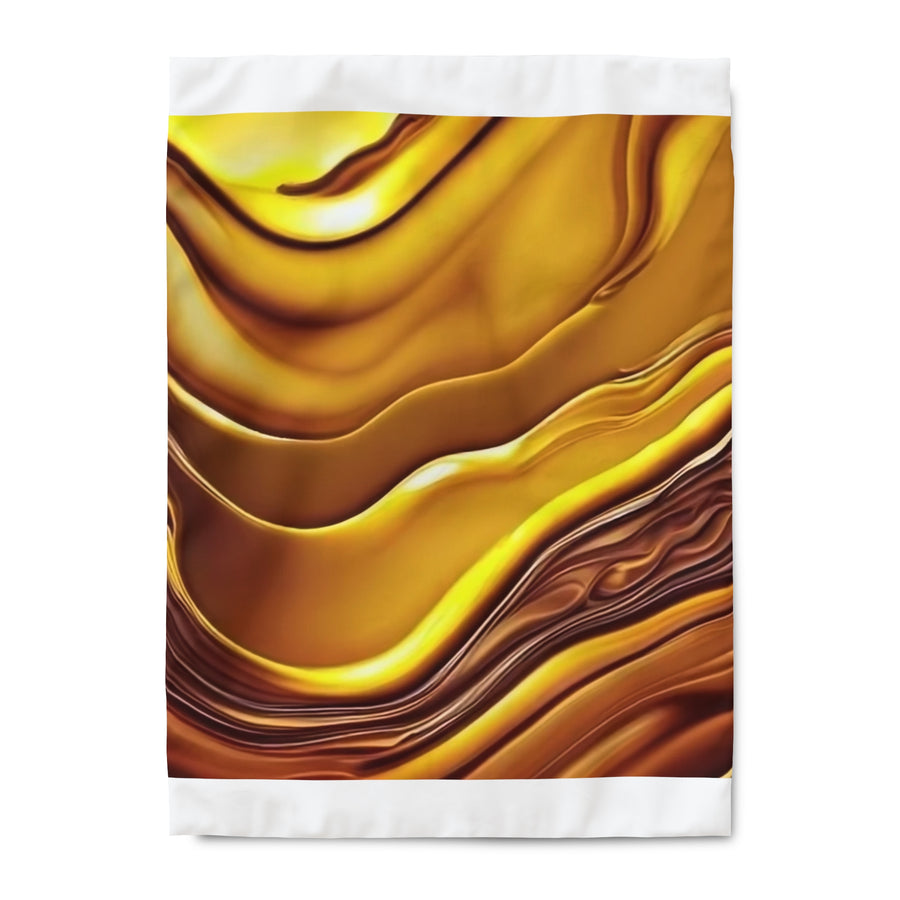 Duvet Cover-Gold