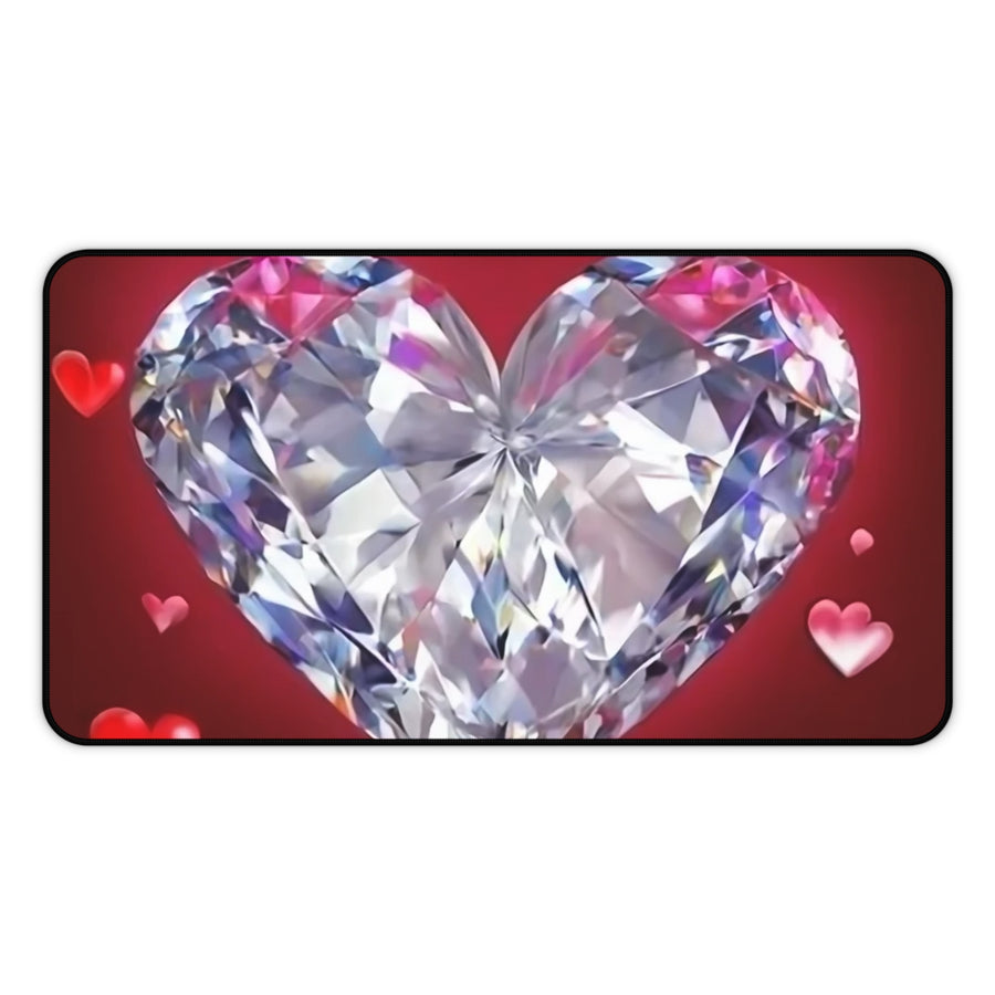 Desk Mat-Diamond Heart
