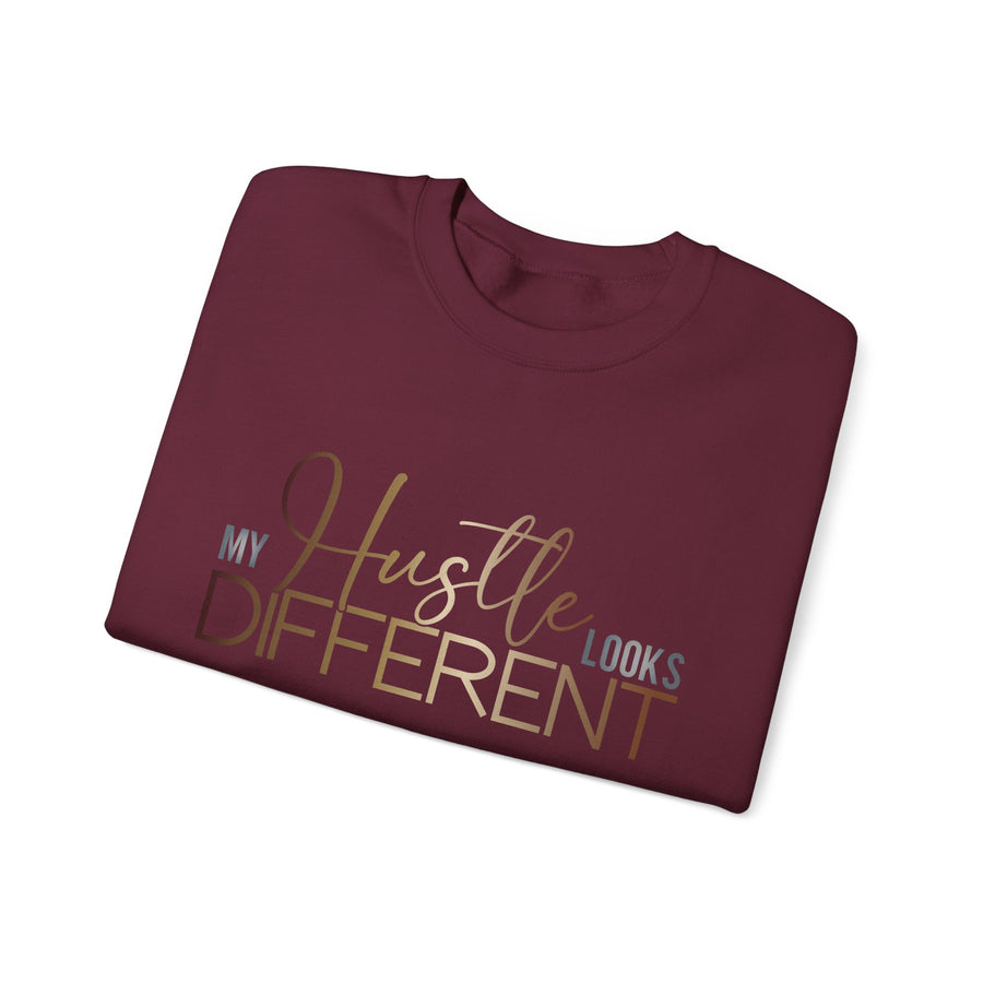 My Hustle Looks Different Unisex Crewneck Sweatshirt - Motivational Fashion