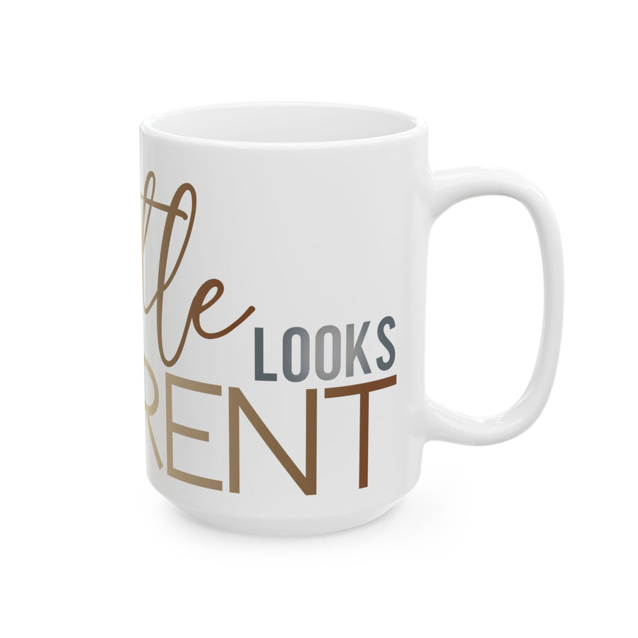 Inspirational Ceramic Mug - My Hustle Looks Different  (11oz, 15oz) - Perfect Gift for Entrepreneurs