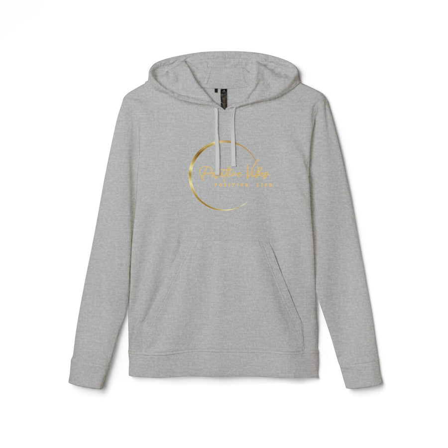 adidas Unisex Fleece Hoodie- Positive vibes