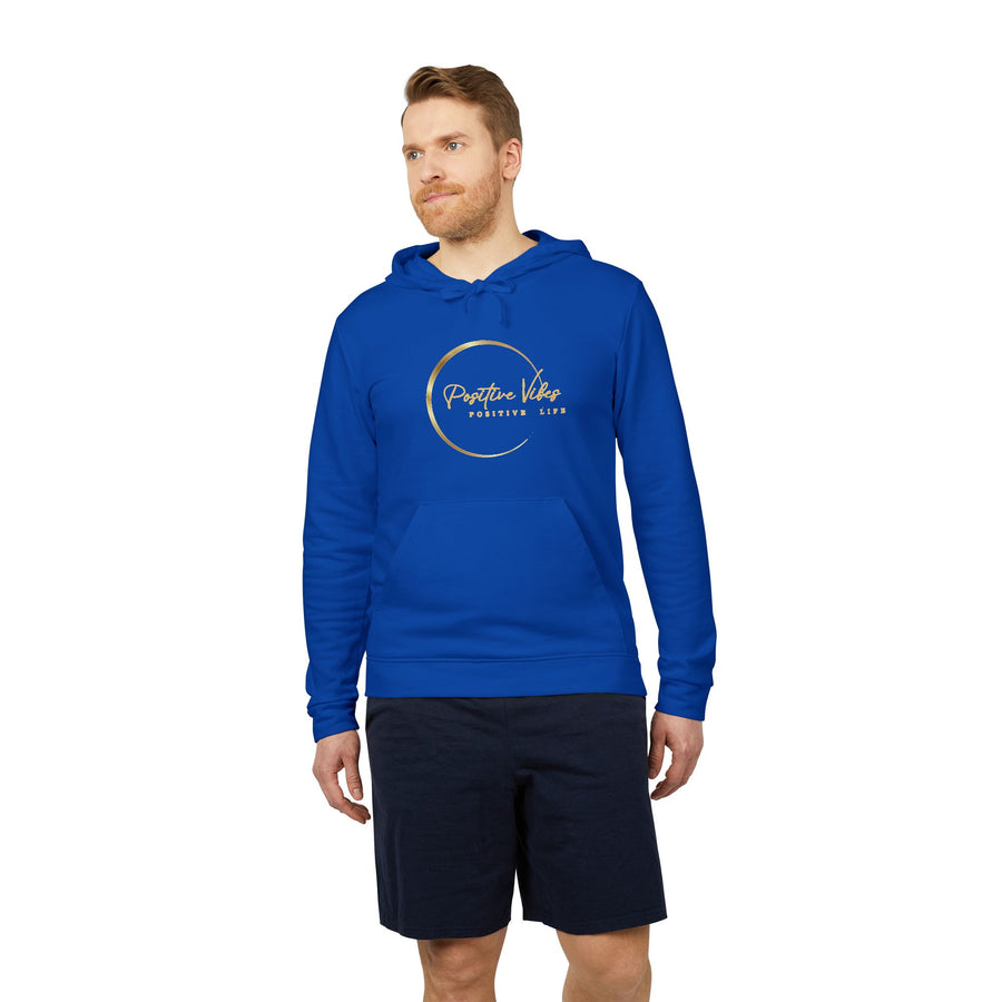 adidas Unisex Fleece Hoodie- Positive vibes
