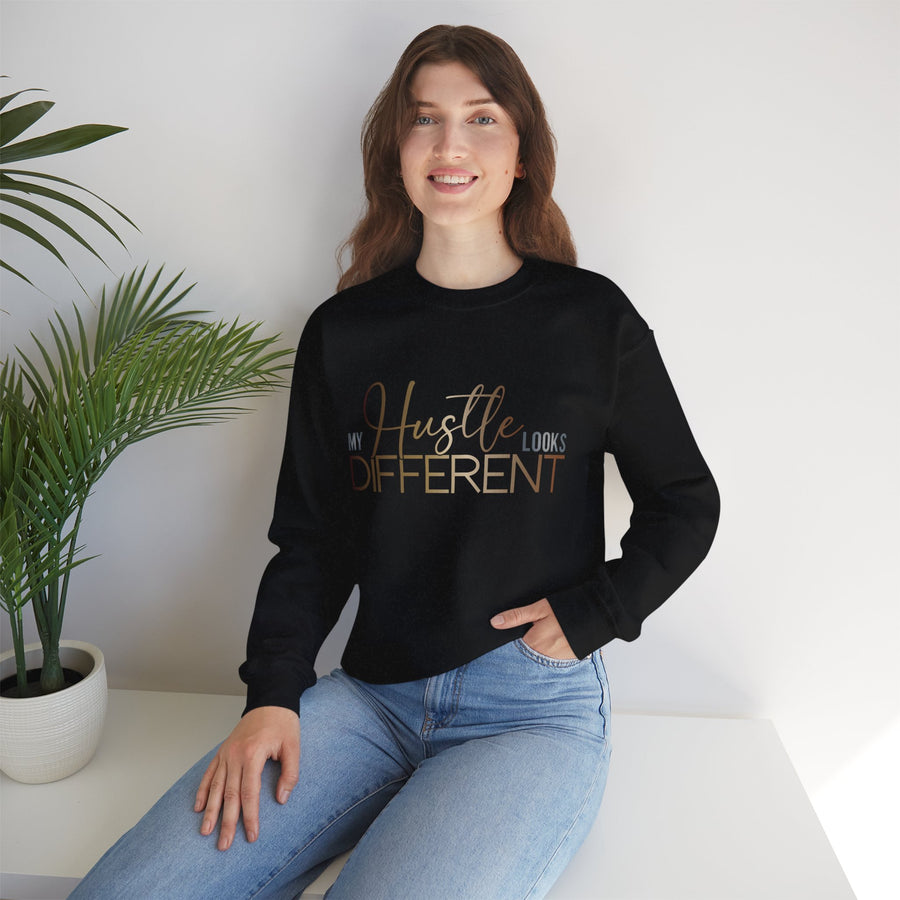 My Hustle Looks Different Unisex Crewneck Sweatshirt - Motivational Fashion
