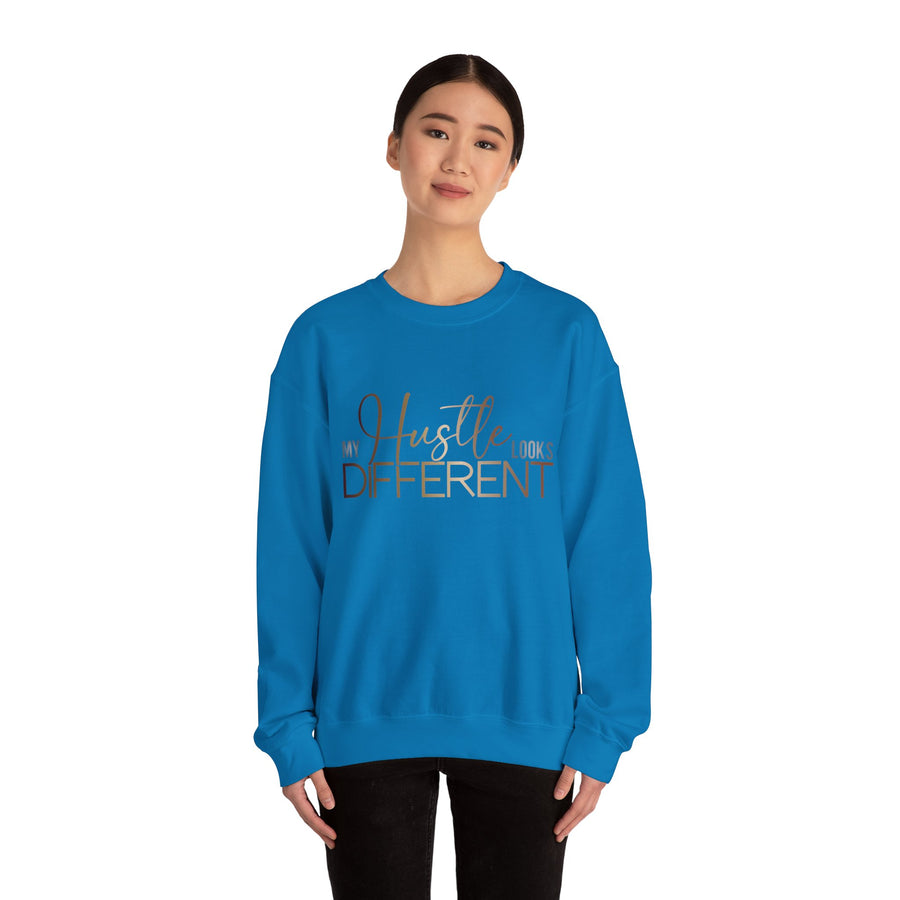 My Hustle Looks Different Unisex Crewneck Sweatshirt - Motivational Fashion
