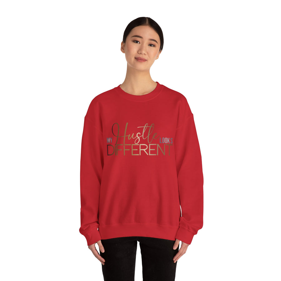 My Hustle Looks Different Unisex Crewneck Sweatshirt - Motivational Fashion