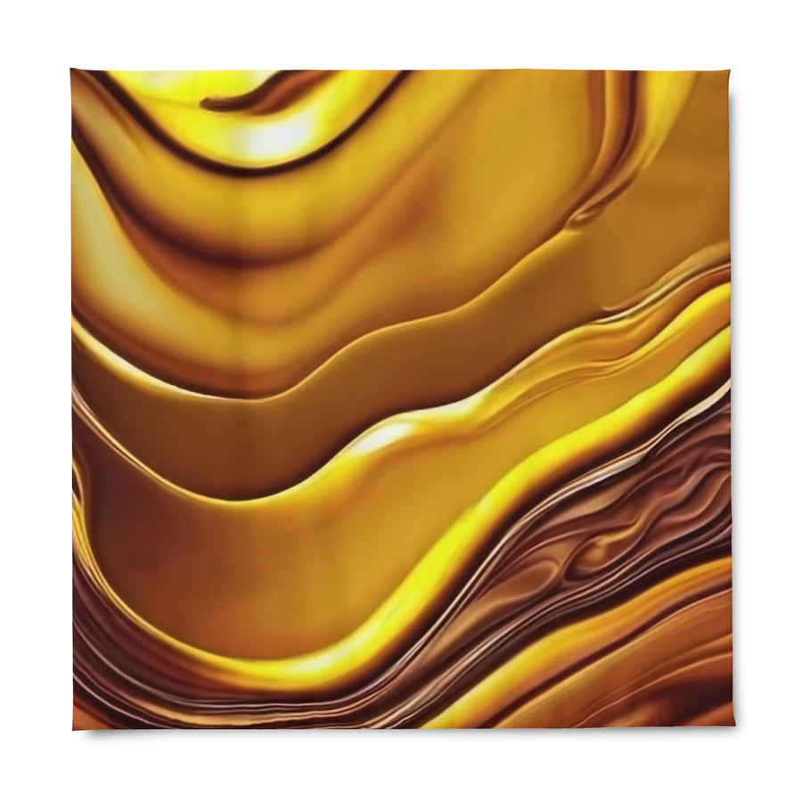 Duvet Cover-Gold