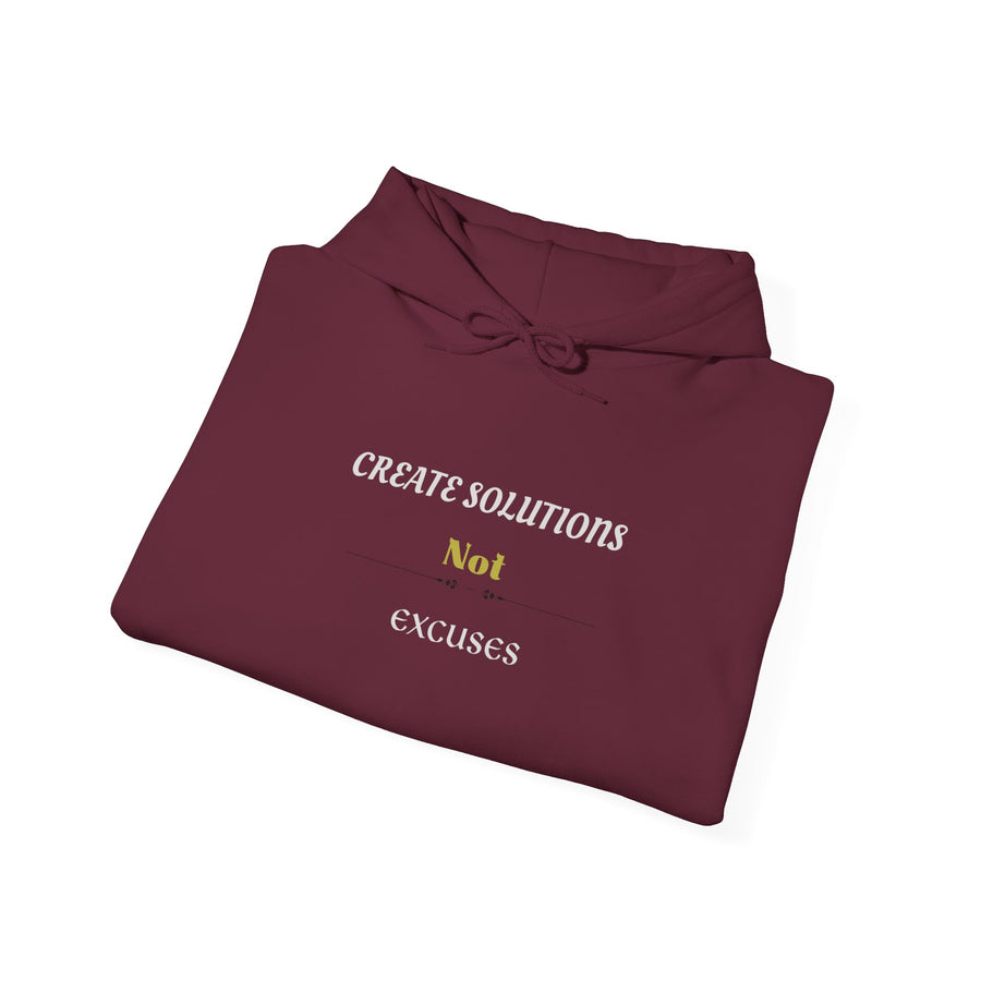 Unisex Heavy Blend™ Hooded Sweatshirt-Create Solutions Not Excuses