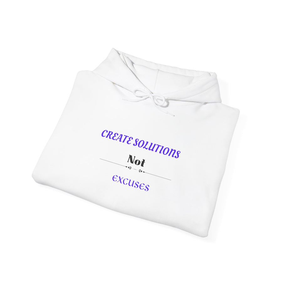 Unisex Heavy Blend™ Hooded Sweatshirt-Create Solutions Not Excuses
