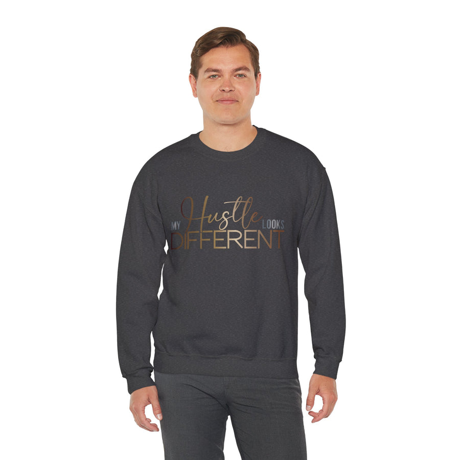 My Hustle Looks Different Unisex Crewneck Sweatshirt - Motivational Fashion