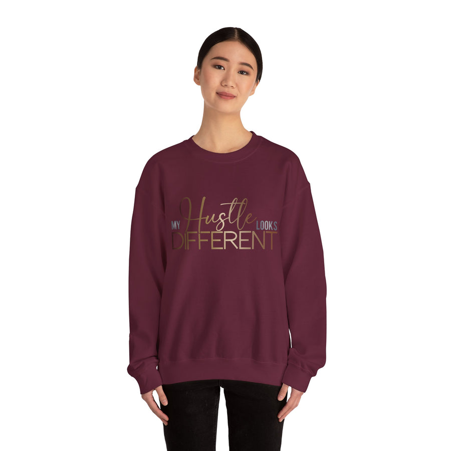 My Hustle Looks Different Unisex Crewneck Sweatshirt - Motivational Fashion