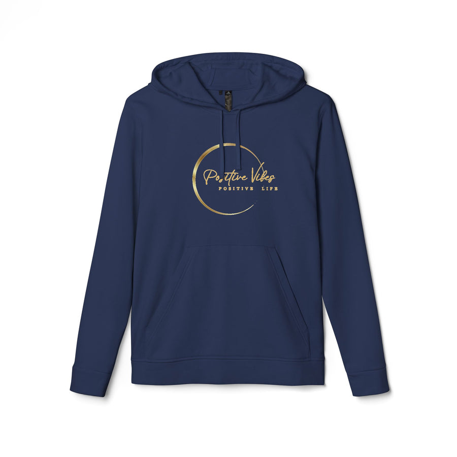 adidas Unisex Fleece Hoodie- Positive vibes