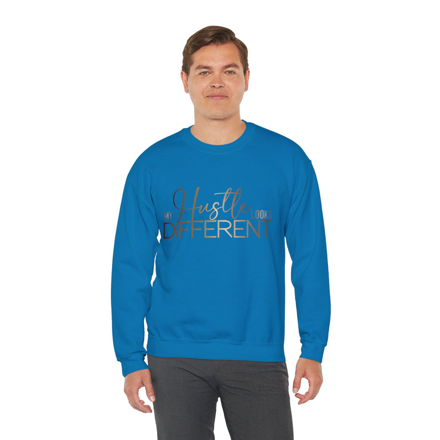 My Hustle Looks Different Unisex Crewneck Sweatshirt - Motivational Fashion