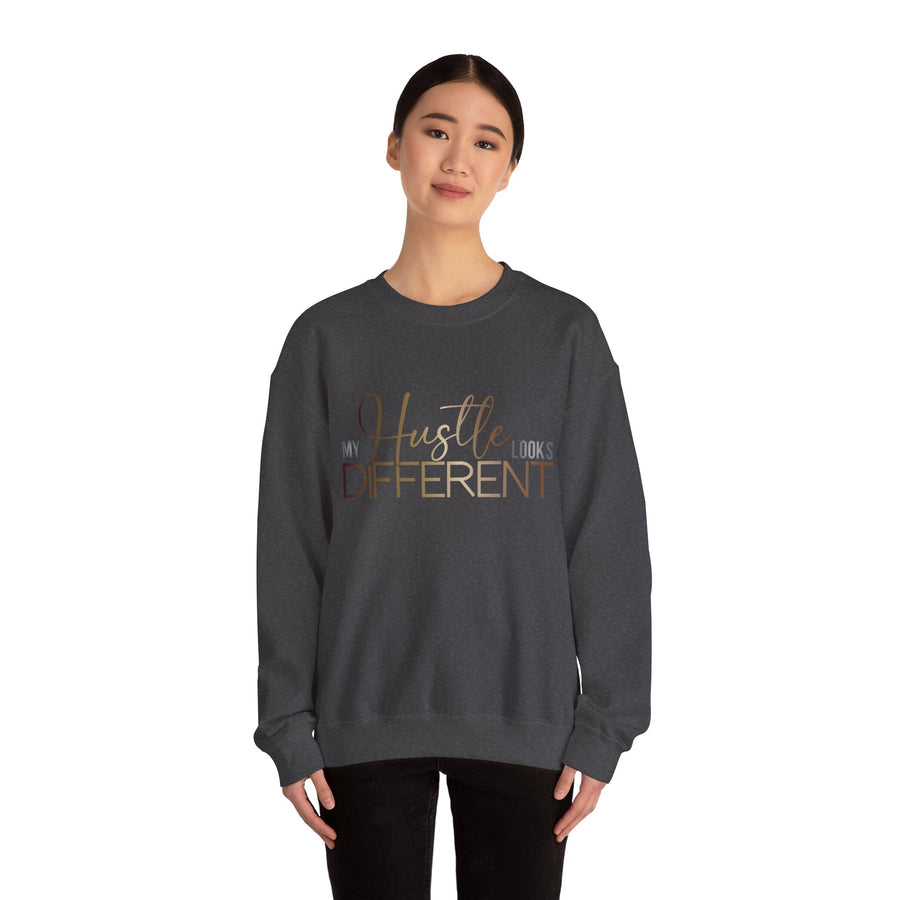 My Hustle Looks Different Unisex Crewneck Sweatshirt - Motivational Fashion