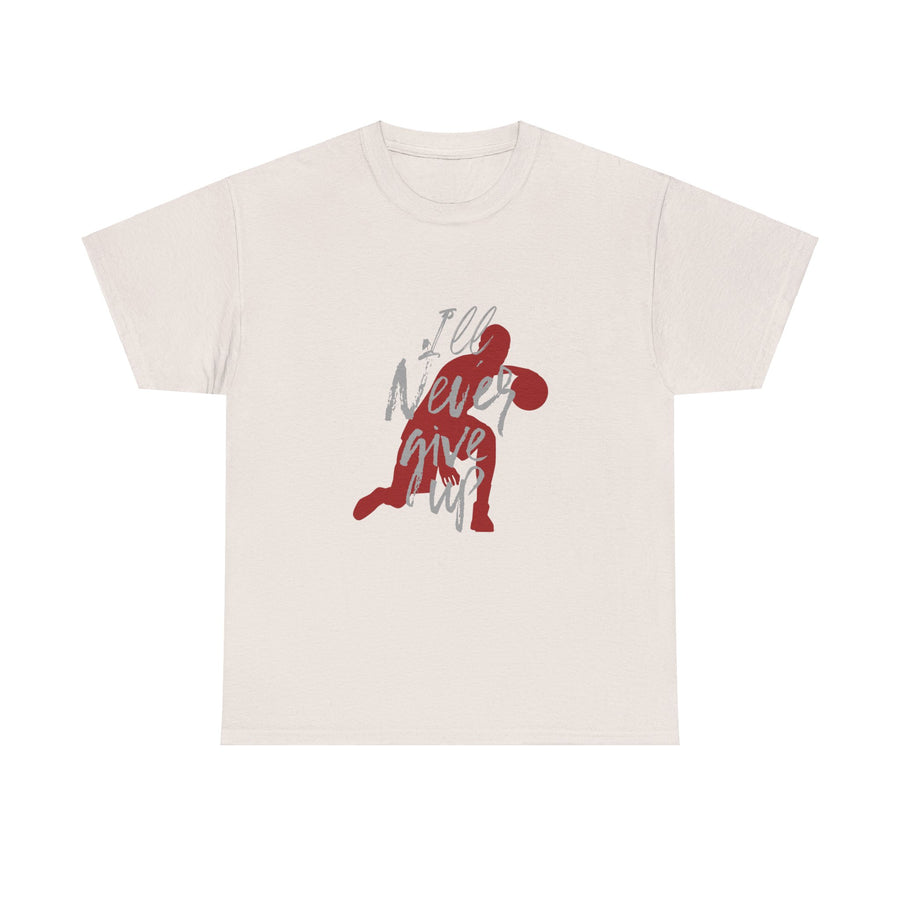 Unisex Heavy Cotton Tee- Ill Never Give Up