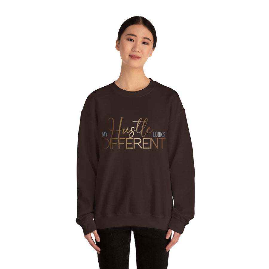 My Hustle Looks Different Unisex Crewneck Sweatshirt - Motivational Fashion