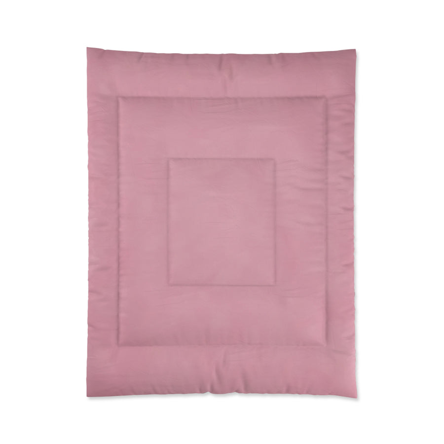 Cozy Blush Pink Comforter for a Serene Bedroom Retreat