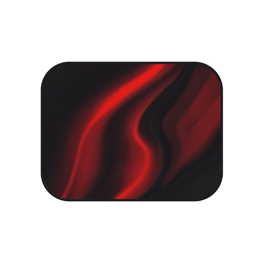 Car Mats (Set of 4) Red & Black