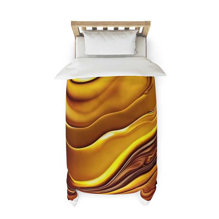 Duvet Cover-Gold