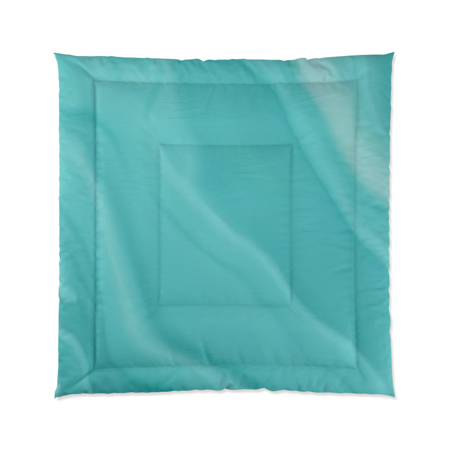 Tranquil Waves Comforter – Soft Aqua Bedding for Ultimate Relaxation