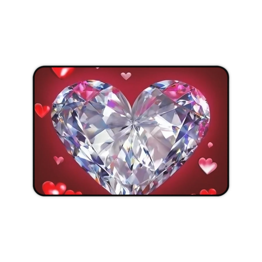 Desk Mat-Diamond Heart