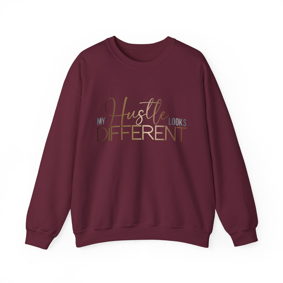 My Hustle Looks Different Unisex Crewneck Sweatshirt - Motivational Fashion