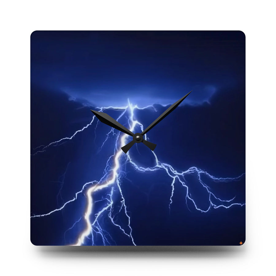 Acrylic Wall Clock-Lighting Electrified