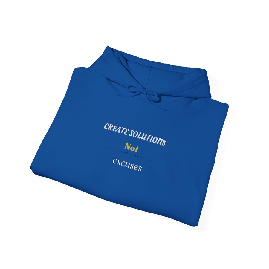 Unisex Heavy Blend™ Hooded Sweatshirt-Create Solutions Not Excuses