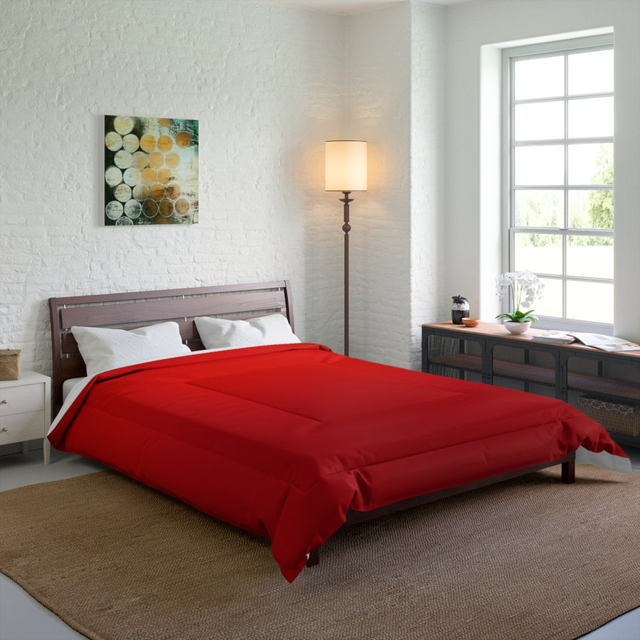 Cozy Red Comforter - Perfect for Warmth & Style