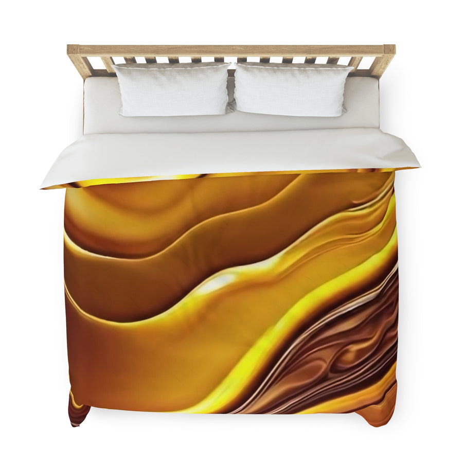 Duvet Cover-Gold