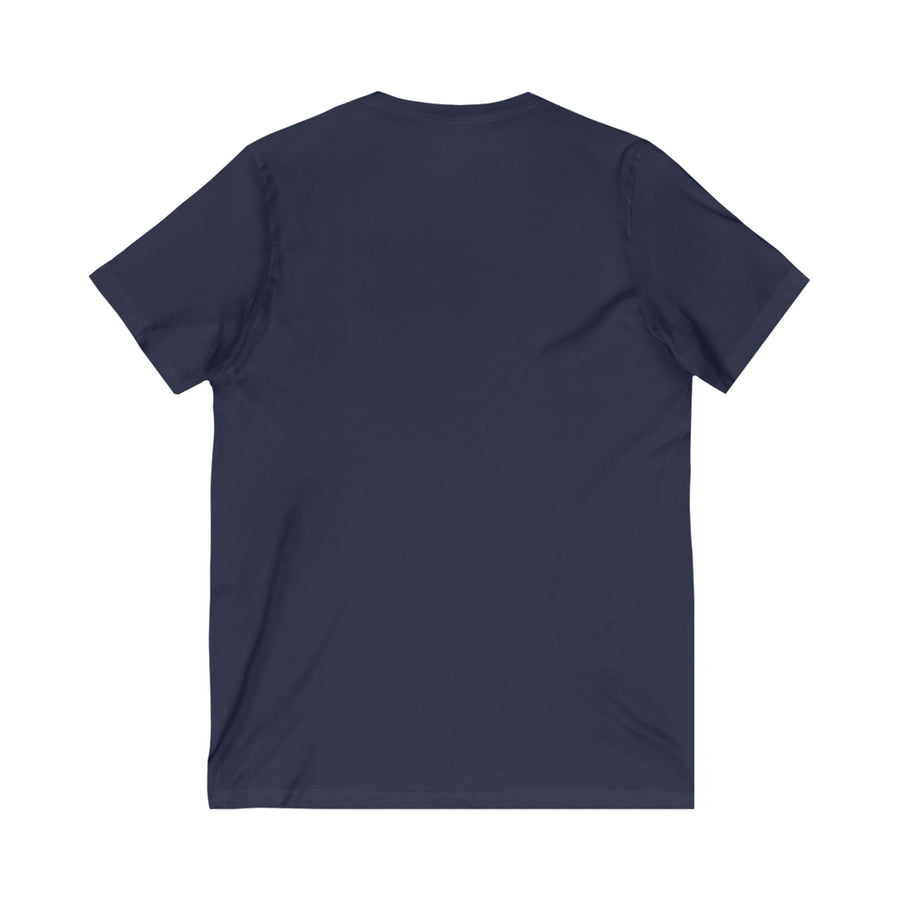 Unisex Jersey Short Sleeve V-Neck Tee- Brown Girl Glow UP