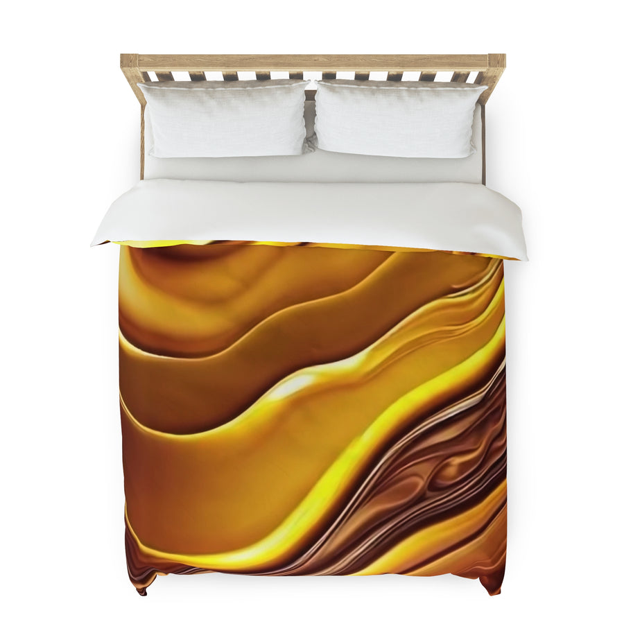 Duvet Cover-Gold