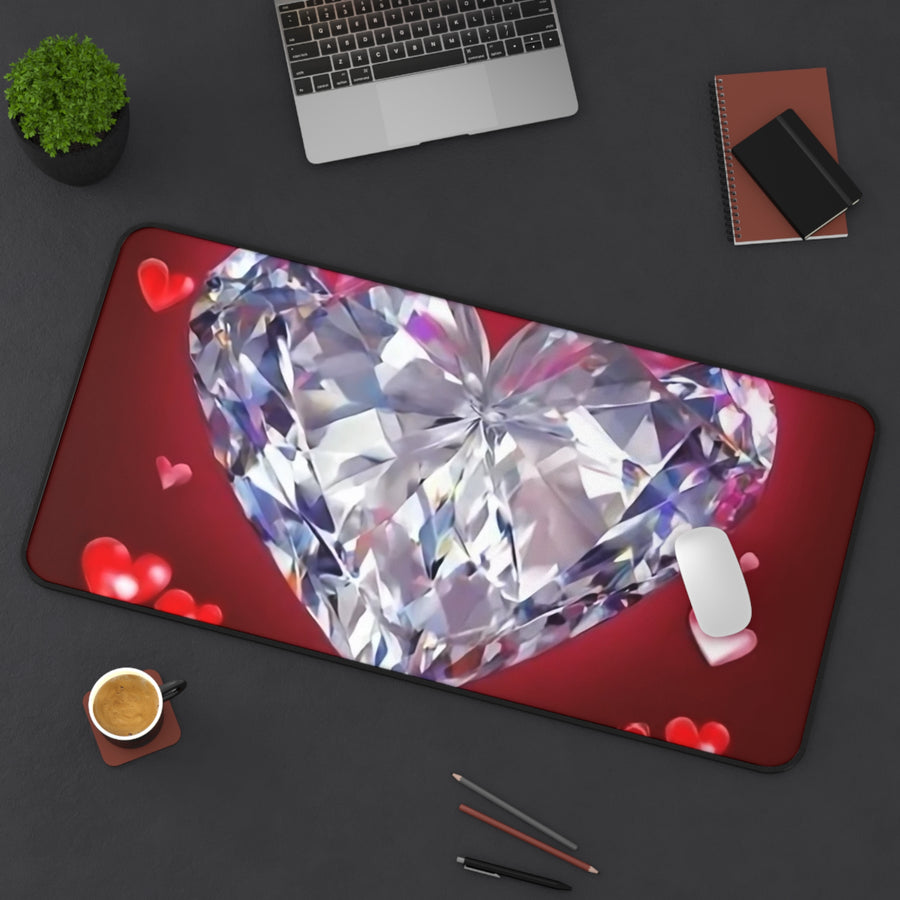 Desk Mat-Diamond Heart