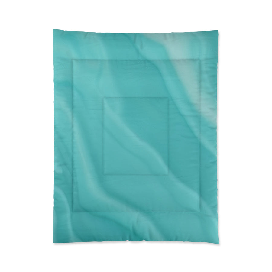 Tranquil Waves Comforter – Soft Aqua Bedding for Ultimate Relaxation