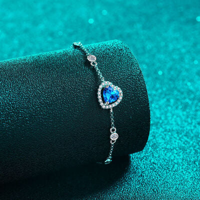 Stunning 1 Carat Moissanite Bracelet – 925 Sterling Silver with Certificate