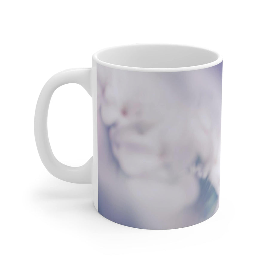 Mug 11oz Lilac and White Geraniums