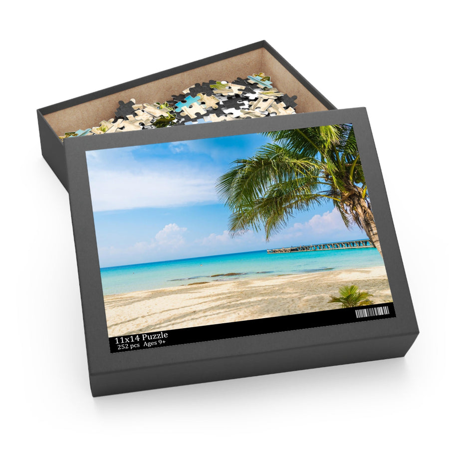 Puzzle (120, 252, 500-Piece)-Beach Tropical Oasis