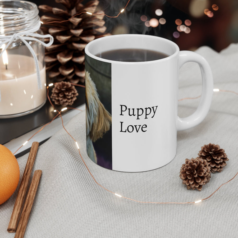 Mug 11oz -Smiling Mini Goldendoodle Puppy Love&#39; mug