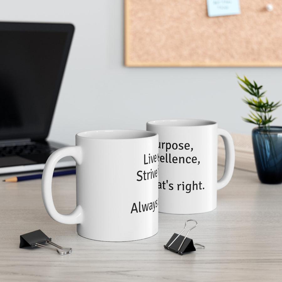 Mug 11oz-Live with Purpose